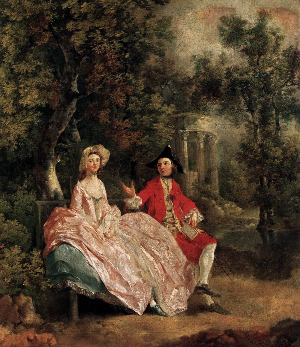 Conversation In A Park by Thomas Gainsborough